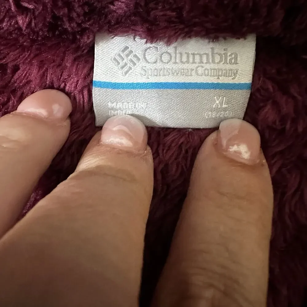 Columbia Girls XL Fireside Fleece Jacket.
